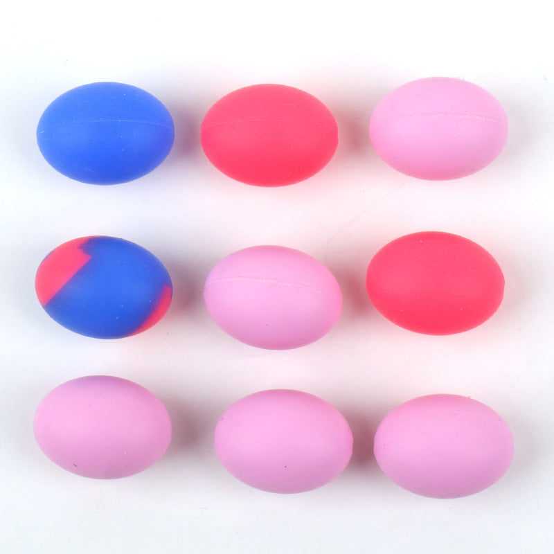 Wholesale 100pcs/pack Children's Jewelry Accessories Loose Beads Food Grade Special-shaped Silicone Beads
